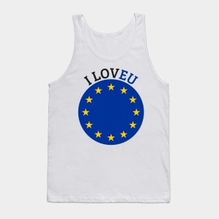 I Love EU Anti Brexit Tank Top